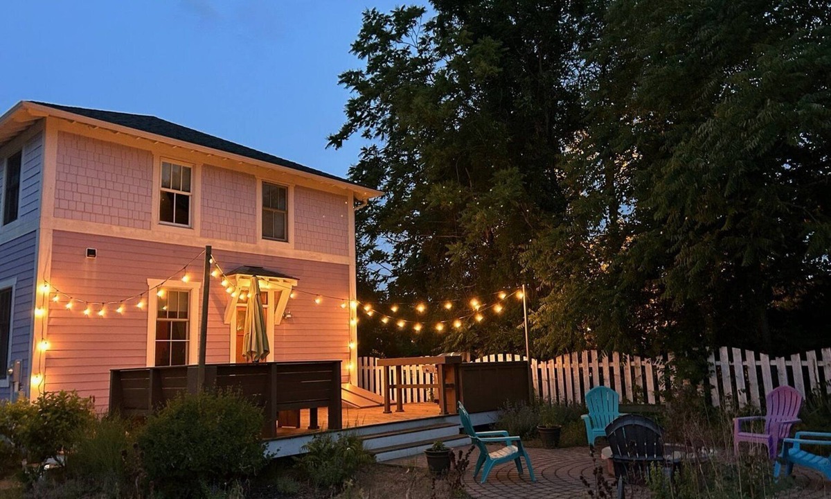 Michigan City House | Quiet Beachwalk Home w/Main Floor ensuite, Firepit + Deck