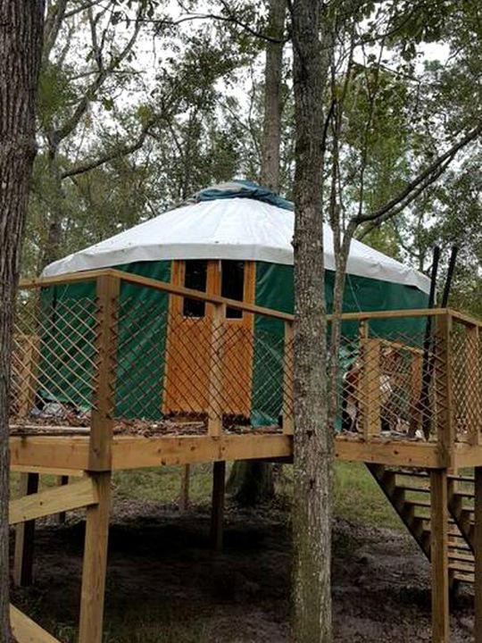 Claxton Other | Rustic Luxury: Riverfront Yurt Glamping in Claxton, Georgia