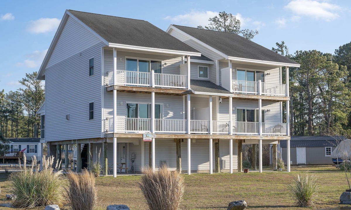 Chincoteague House | Sand Penny - Take in lovely Bay Views from this Chincoteague Island Duplex!