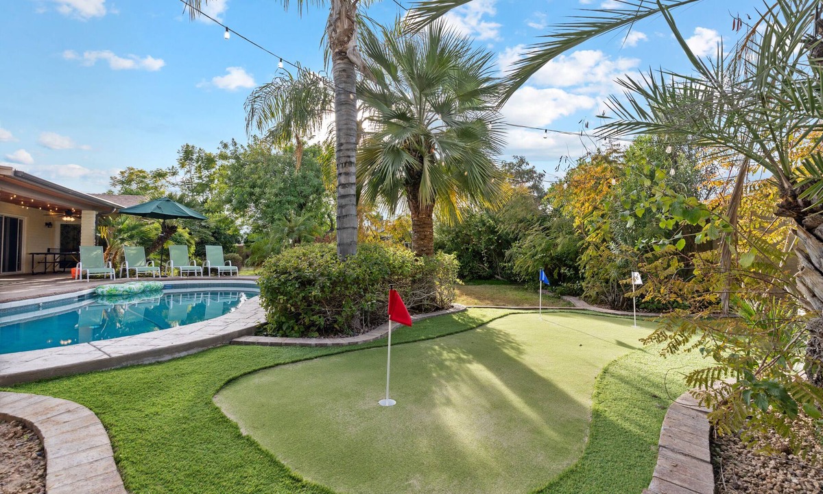 Santiago House | Scottsdale Tropical Paradise - Heated Pool! Hot Tub! Golf! Amazing Yard!