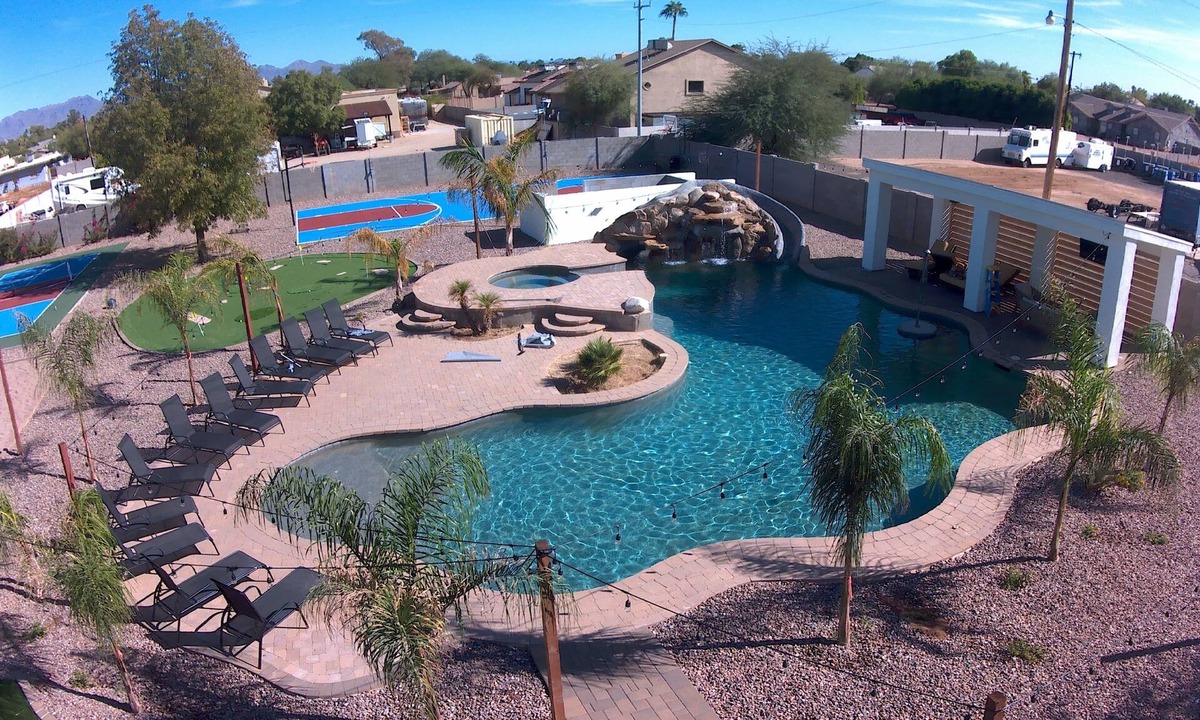 Waltann Villa | ScottsdaleStays Grand Chateau - 12BR Resort Estate - 500K Pool + Courts