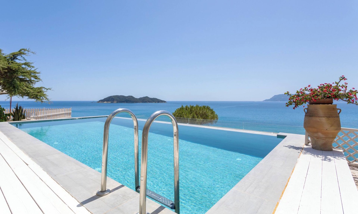 Vasilikos Villa | SeaFront Villa With Private Beach & Swimming Pool