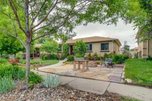 Northeast Park Hill Apartment | Shared Patio & Fire Pit: Denver Apartment