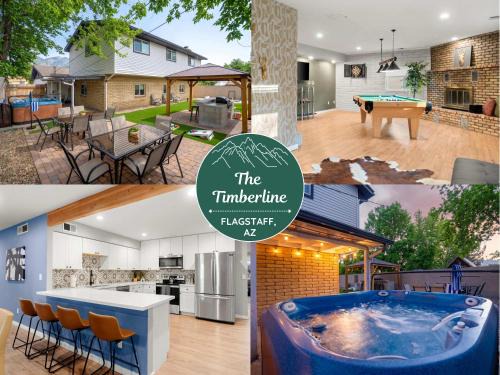 Flagstaff House | Sleeps 18 Hot Tub Pool Table Fire Pit Arcade Game
