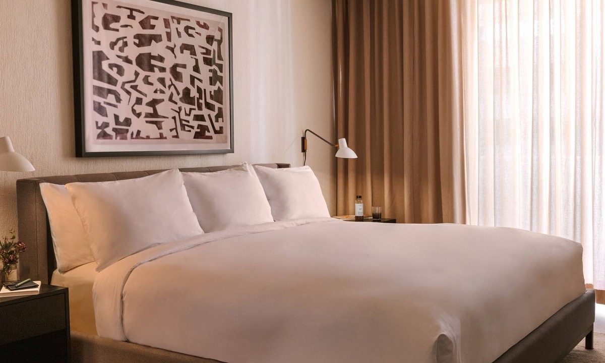 Civic Center Mall Apartment | Sonder The Monarch | Poolside King Room, Balcony