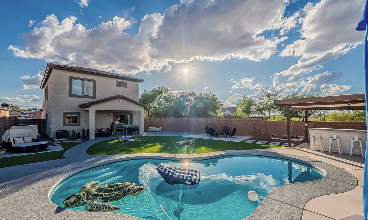Tucson House | Sonoran serenity stay. "Heated pool"
