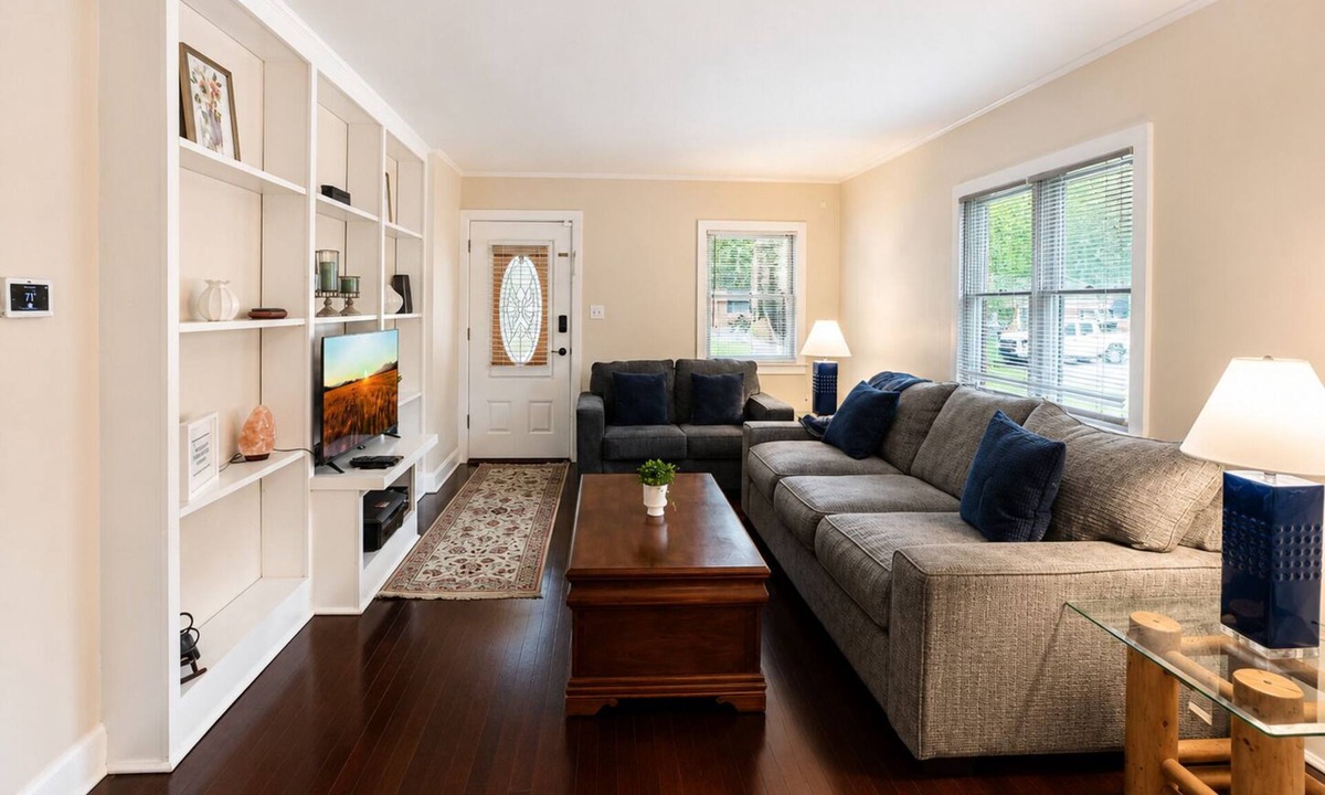 Milford House | Spacious Brick Home - Sleeps 8 - Near Downtown