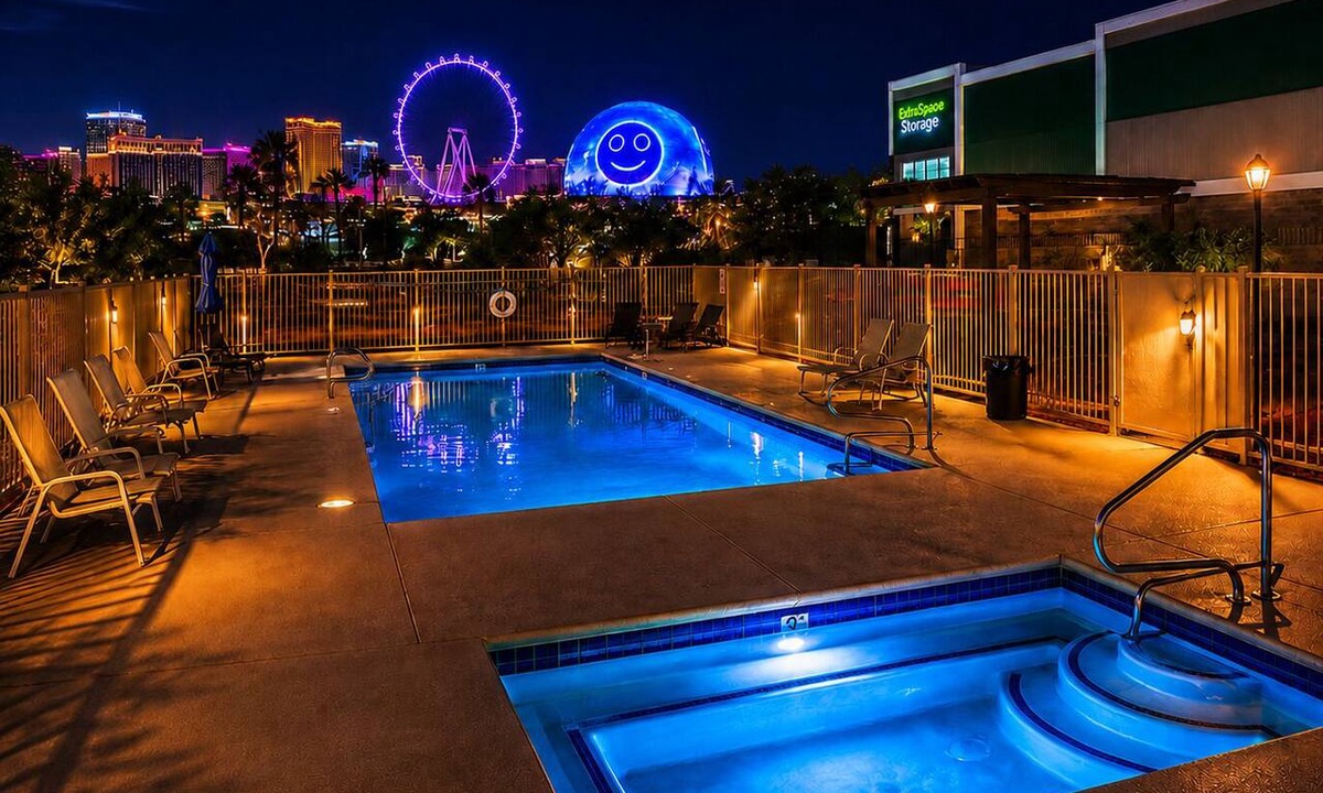 Las Vegas Condo | Spacious High Rise 2BR, 3 mins from Sphere, Convention & Strip Pool/Hot Tub