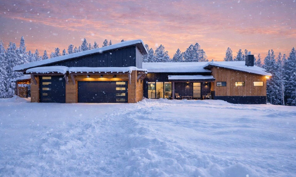 Kalispell House | Stillwater River Lodge Mtn Modern Waterfront Home near Glacier National Park