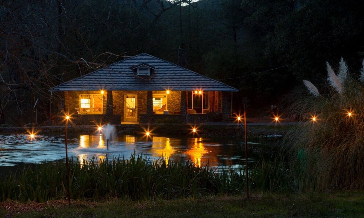 Wilbur Springs House | Stonehouse Lodge, Private Cottage on Winery & Vineyard Property