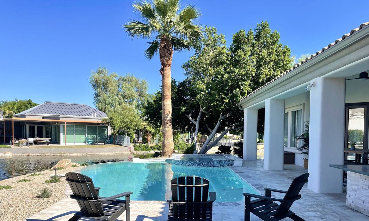 Ocotillo House | Stunning Chandler Lakefront Home Golf/ Private Pool and Hot Tub
