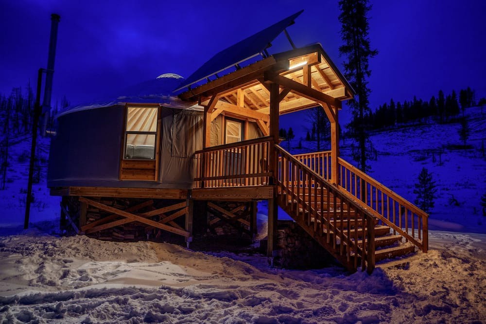 Boise County Cabin | Stunning Full Equipped Yurt with Sauna in Boise, Idaho