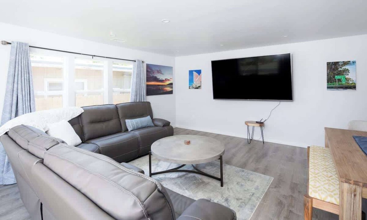 San Luis Obispo House | Stylish Retreat | Patio, Grill, Sleeps 7 w/Game Room