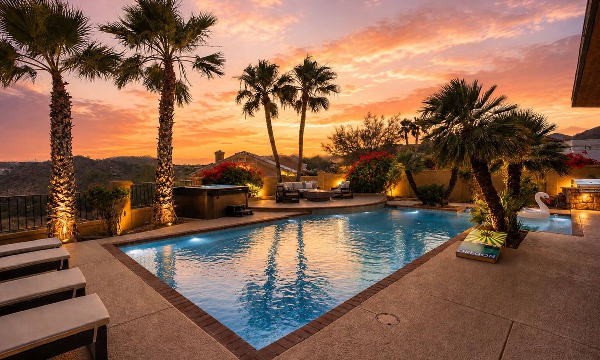 Fountain Hills House | The Villa at Fountain Hills | Pool, Hot Tub, Game Room, Ping Pong & Sleeps 20