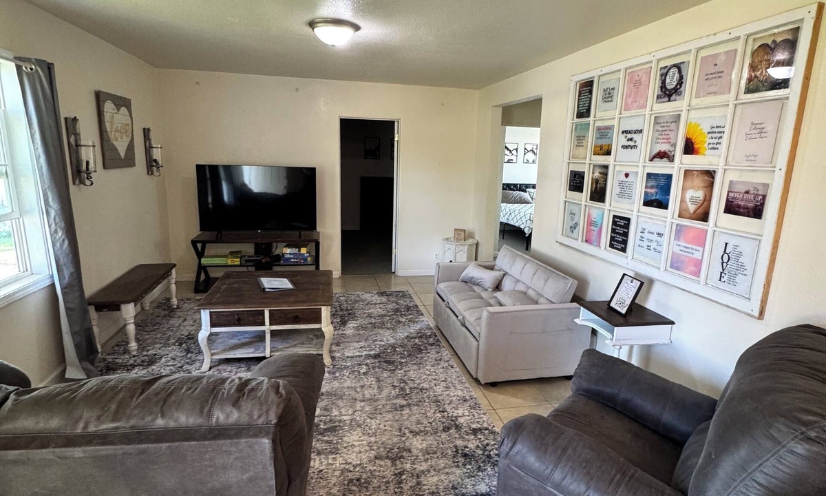 Worland Apartment | This is a clean, spacious, Pet-Friendly Retreat for Groups/Families or singles!
