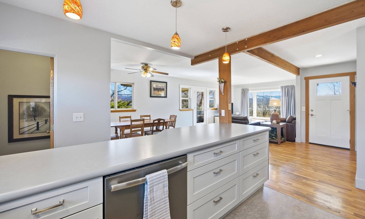 Orchard Homes House | This sunny farmhouse boasts plenty of space for gathering and enjoying all Missoula and the surrounding area has to offer. Whether it's the local charm of downtown or Montana's outdoors you're looking to enjoy it's the perfect homebase.