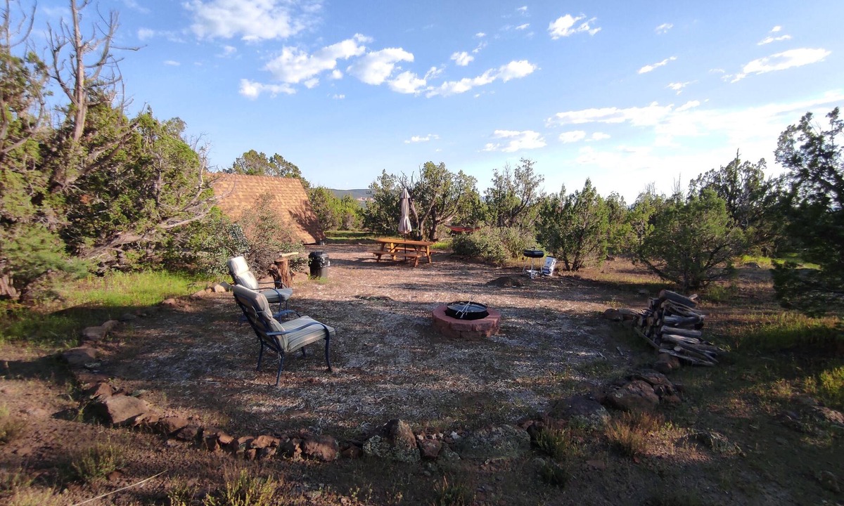 Seligman Cabin | Unique hidden A-frame cabin in nature on 40 acre private land.