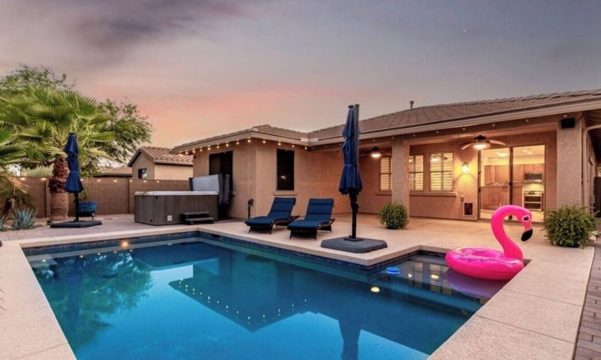 San Tan Valley House | Unwind in Style - 3BR Home w/Pool & Hot Tub - near Medical Centers