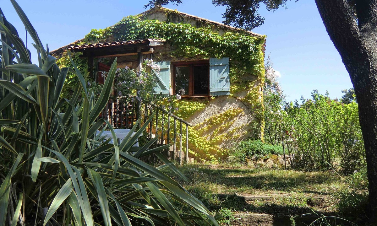 Sarrola-Carcopino Cottage | Very quiet, air-conditioned cottage on private property with valley and sea views