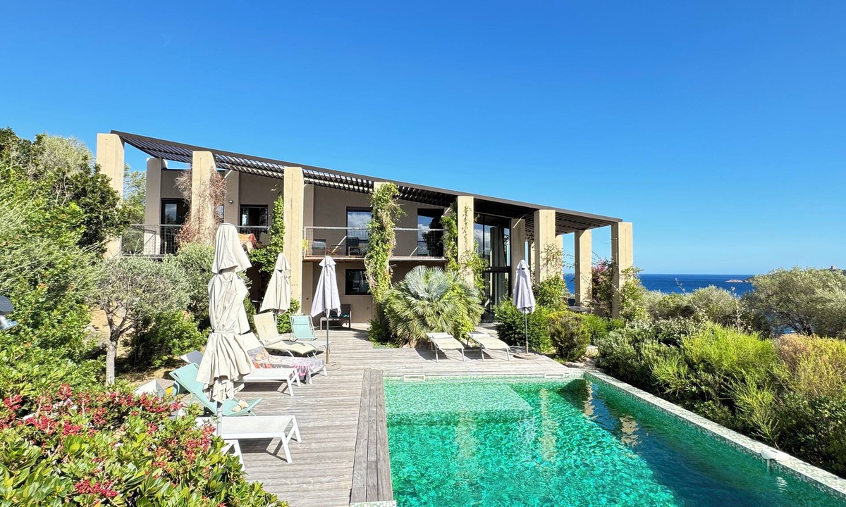 Zonza House | Villa Libecciu, exceptional view of the sea, beach at 150m, Porto Vecchio