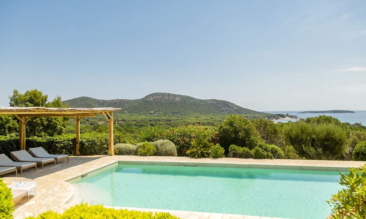 Hameau de Palombaggia Villa | Villa 8 people panoramic view of Palombaggia Beaches. Sea access on foot.