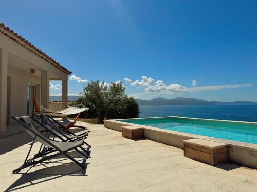 Vico Villa | Villa Casa Bianca Sagone Piscine privée et Vue mer Familiale