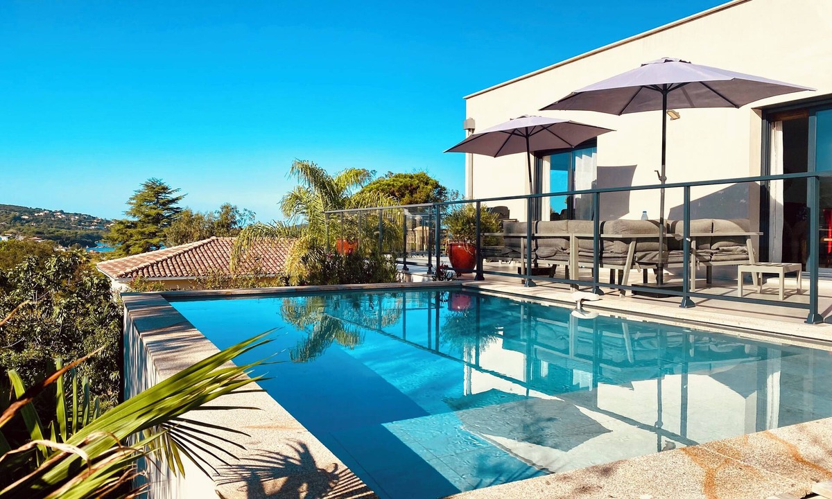 Molini Villa | Villa Livia swimming pool, Beach 500 m, sea view