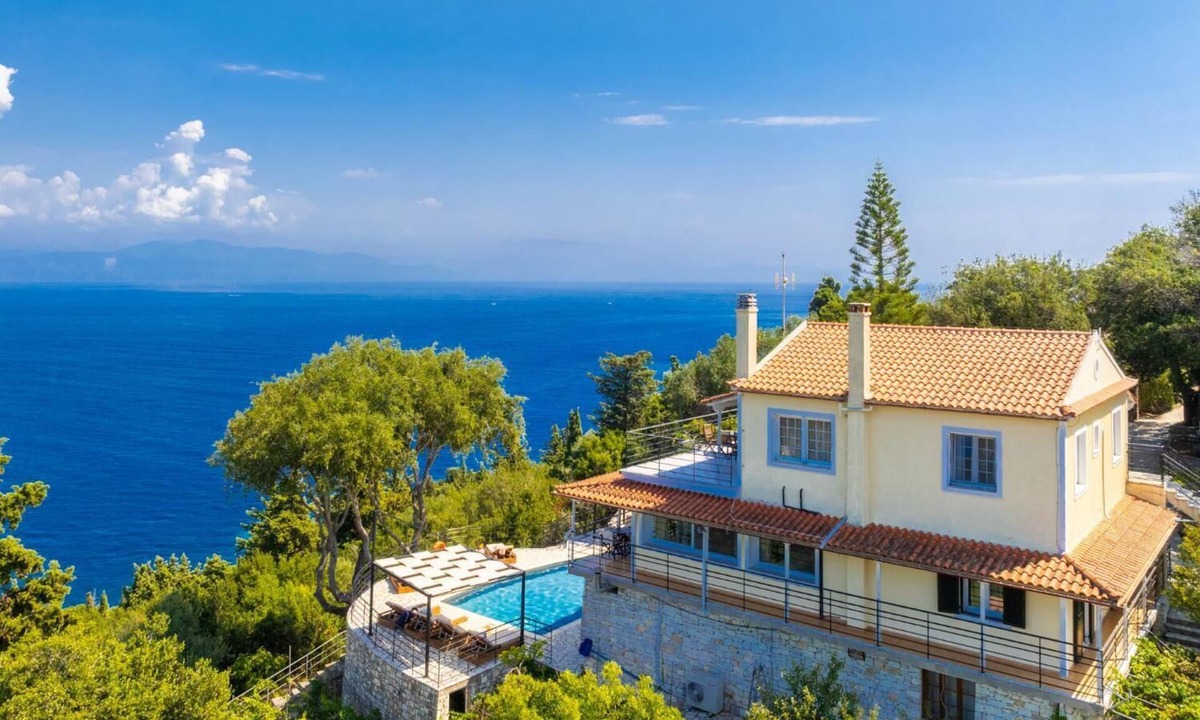 Lakka Villa | Villa Nefeli - Five Bedroom Villa, Sleeps 10