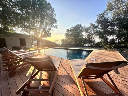 Cardo Villa | Villa prestige avec piscine - dans les hauteurs de Bastia