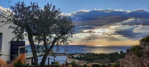 Solenzara Villa | Villa-soleil-levant vue mer panoramique