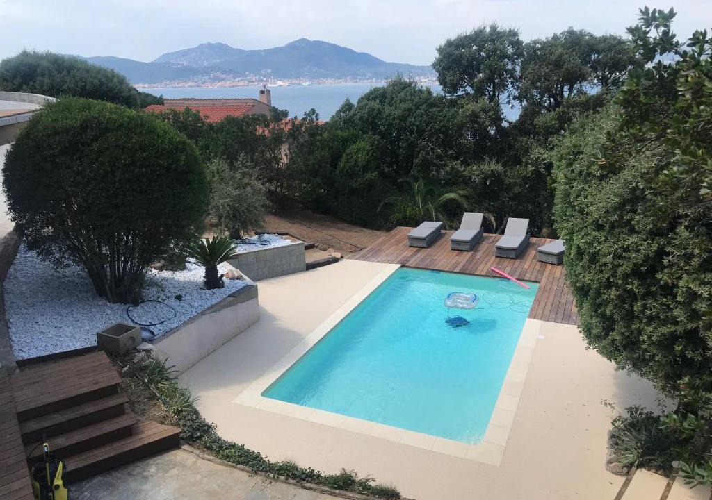 Porticcio Villa | Villa Vue Mer, piscine chauffée, tennis
