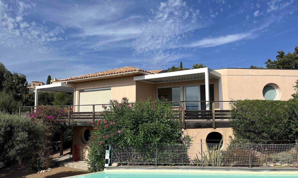 Pinarellu Villa | Villa with sea view, 4 bedrooms with en suite bathrooms, fenced-in pool