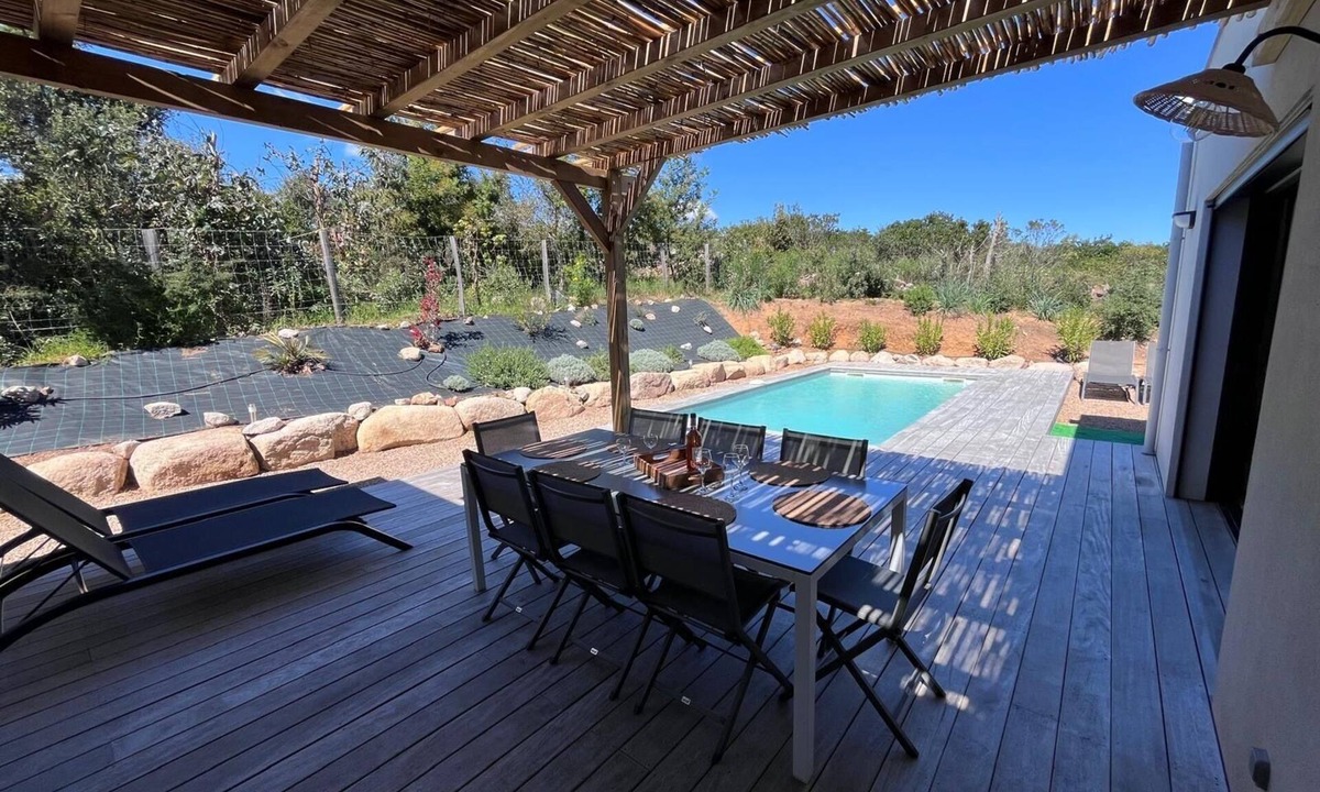 Cirendinu House | Villas Copains- Private heated pool-Porto Vecchio near Pinarello beach