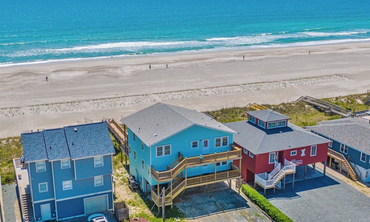 Topsail Beach House | Walking on Sunshine-Both Levels | Ocean Views!