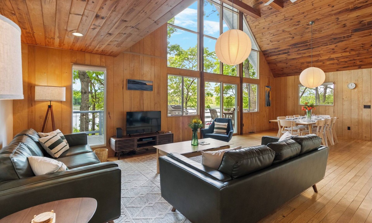 Wareham House | Waterfront Retreat - Tucked in the Woods, Private Dock, Dog-Friendly, Accessible