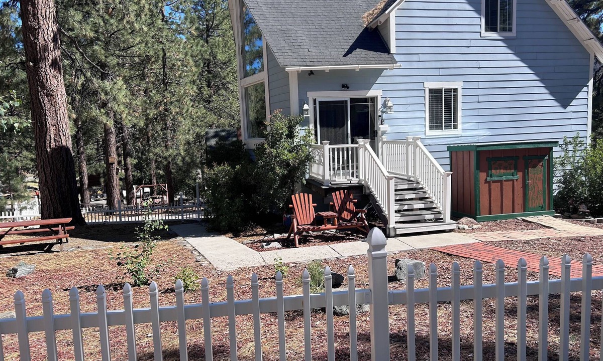 Wrightwood Ski Chalet | Wrightwood chalet with a/c, fireplace, elevated deck and beautiful views.