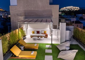 Penthouse with Magical Acropolis view from Balcony