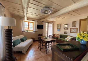 Two rooms + terrace, sea view, Erbalunga harbor