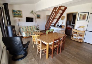 Villa with garden + parking - sea view- 8 pers