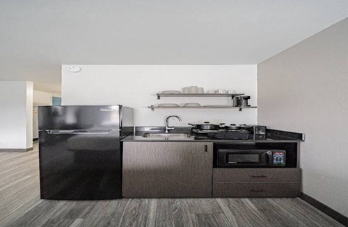 Chubbuck Apartment | 1 King Bed|Suite,Nsmk,Kitchen