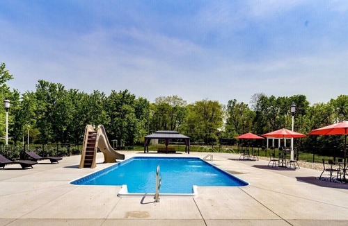Kettering Villa | 1917 Historical 9-bedroom Mansion with Heated Pool with slide on 5 acres of land