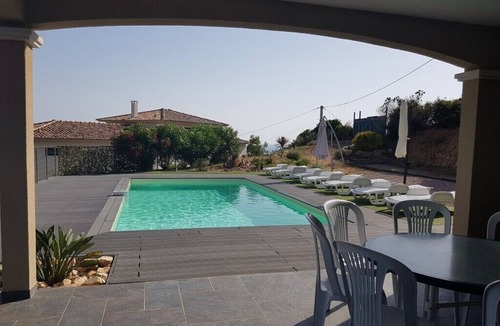 Coti-Chiavari Villa | 1km from unspoilt beaches: Magnificent villa, swimming pool, parking, superb sea view