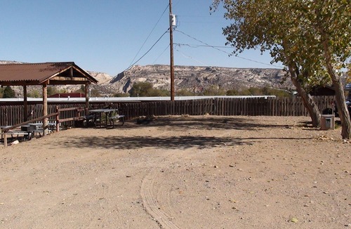 Escalante House | (2) 60' Back-ins or (1) Extended RV Site Pull Through (up to 45'), Full Hookup (30/50 amp), Fire Rings and Picnic Tables