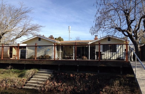 Wilbur Springs House | 2 bedroom house with a 500 sf private dock with swimming ladder, Finnish sauna