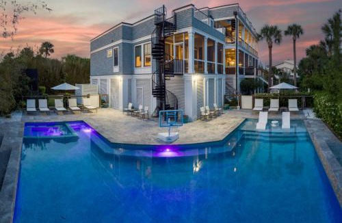 Isle of Palms House | 3 53rd Ave Stunning Ocean Views, Pool, Hot Tub, Elevator, Mother-in-law Suite