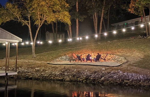 Williamstown Cabin | 3-bedroom modern mid century cabin! Hot tub, fire pit and lake front
