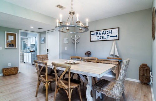 Spinnaker Beachhouses Villa | 3 BR, 2 BA Spinnaker Beach House! Close to Beach Club! Golf Course Views! Dog (2) Friendly!