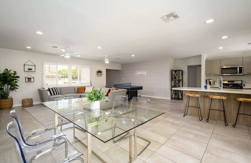 Village Grove House | 5BR Old Town Home w/Heated Pool, Games, & BBQ!