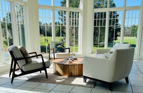 Sherwood House | 6BR Waterfront Estate | Private Dock, Firepit, Screened Porch & Beach Access