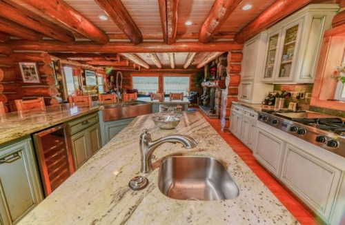 Fawnskin Cabin | 8 Bedroom/20 Beds, 6000 SQFT Log Cabin- Game Room, Golf, Lakefront with Dock